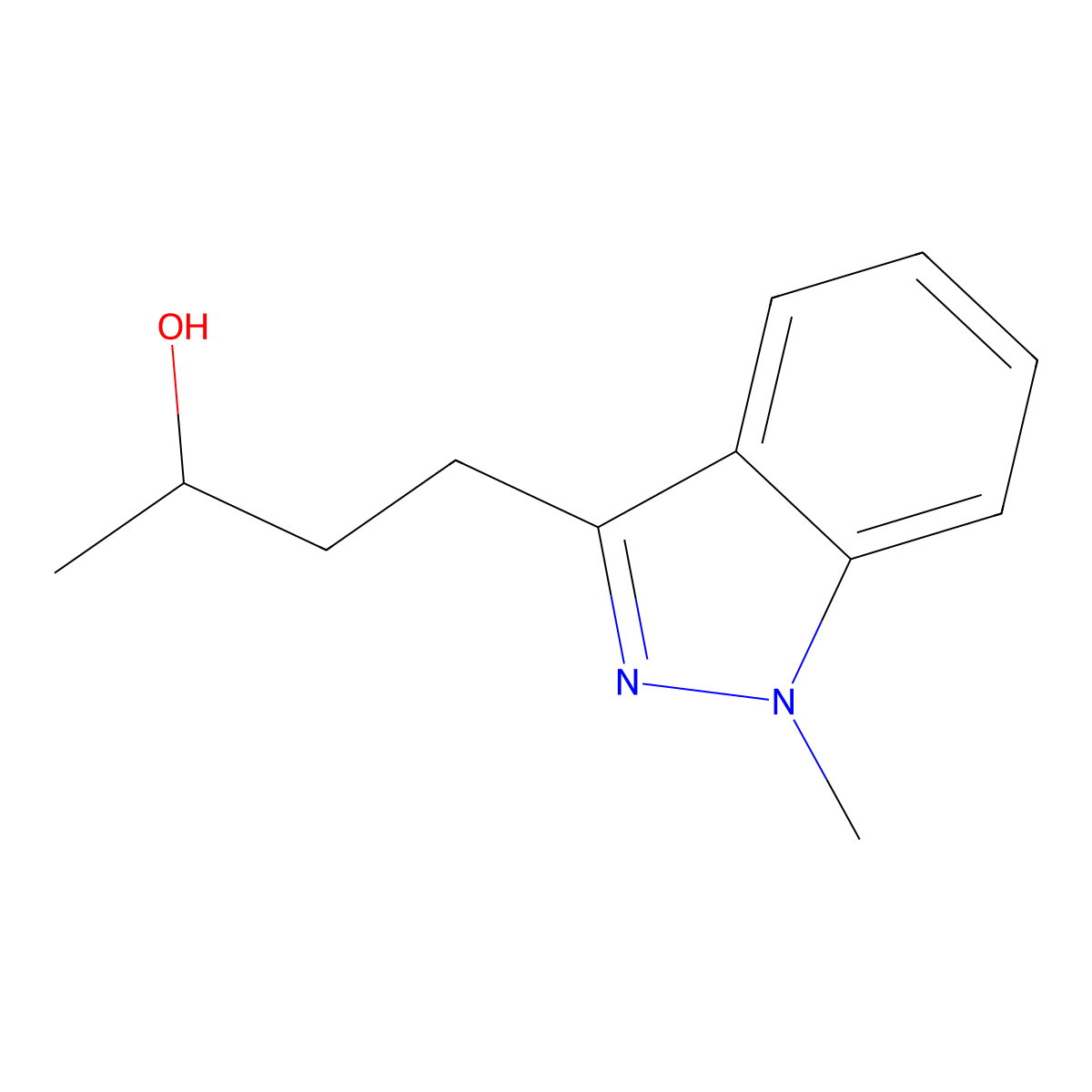 4-(1-Methyl-1h-indazol-3-yl)butan-2-ol molecular structure, CAS 1485939-06-7