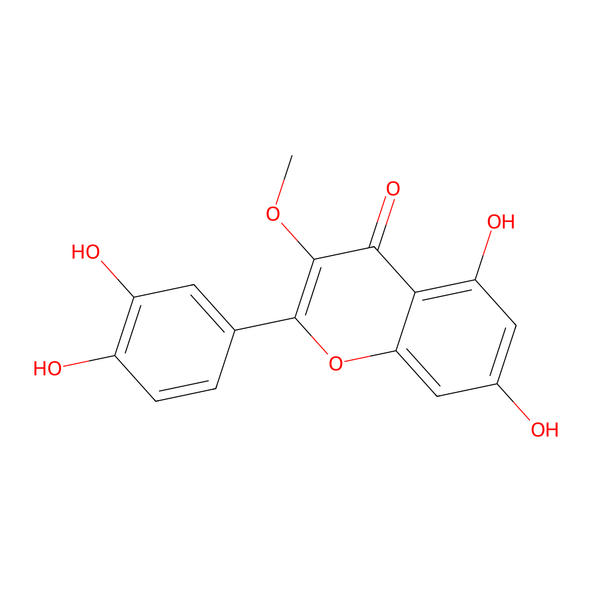 3-Methoxyluteolin molecular structure, CAS 1486-70-0