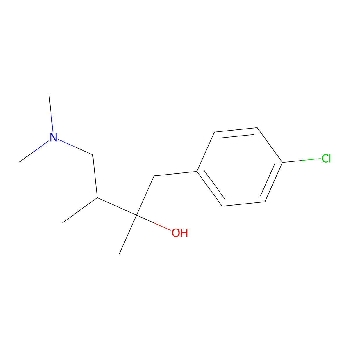 Clobutinol molecular structure, CAS 14860-49-2