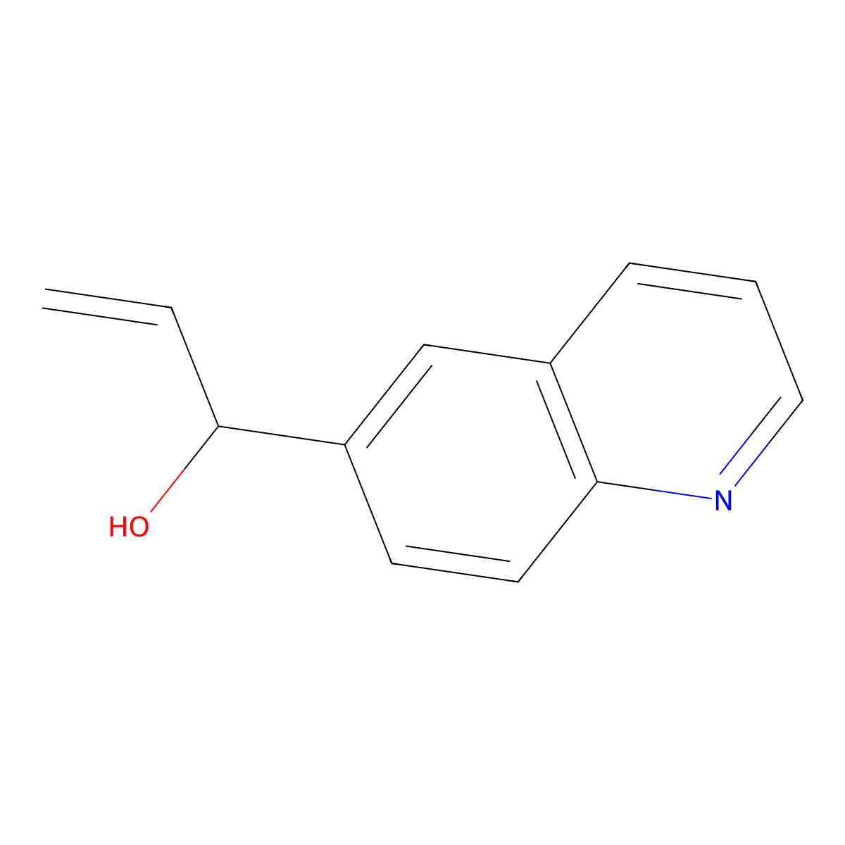 1-(Quinolin-6-yl)prop-2-en-1-ol molecular structure, CAS 1486060-00-7