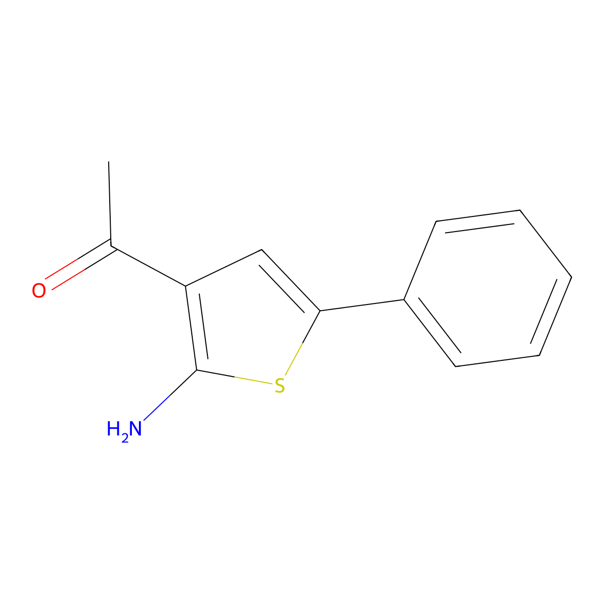 1-(2-Amino-5-phenylthiophen-3-yl)ethan-1-one molecular structure, CAS 1486368-72-2