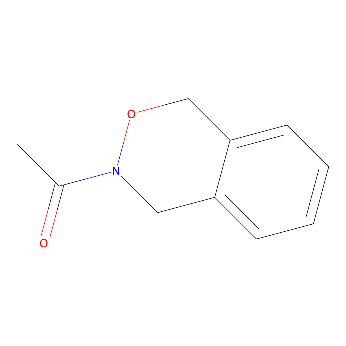 1-(3,4-dihydro-1H-2,3-benzoxazin-3-yl)ethan-1-one molecular structure, CAS 14865-39-5