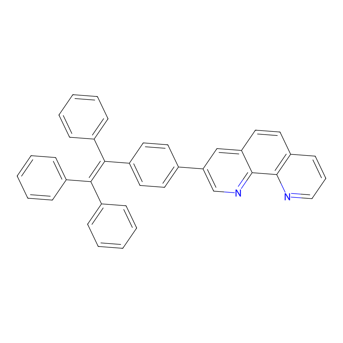 3-(4-(1,2,2-Triphenylvinyl)phenyl)-1,10-phenanthroline molecular structure, CAS 1486512-62-2