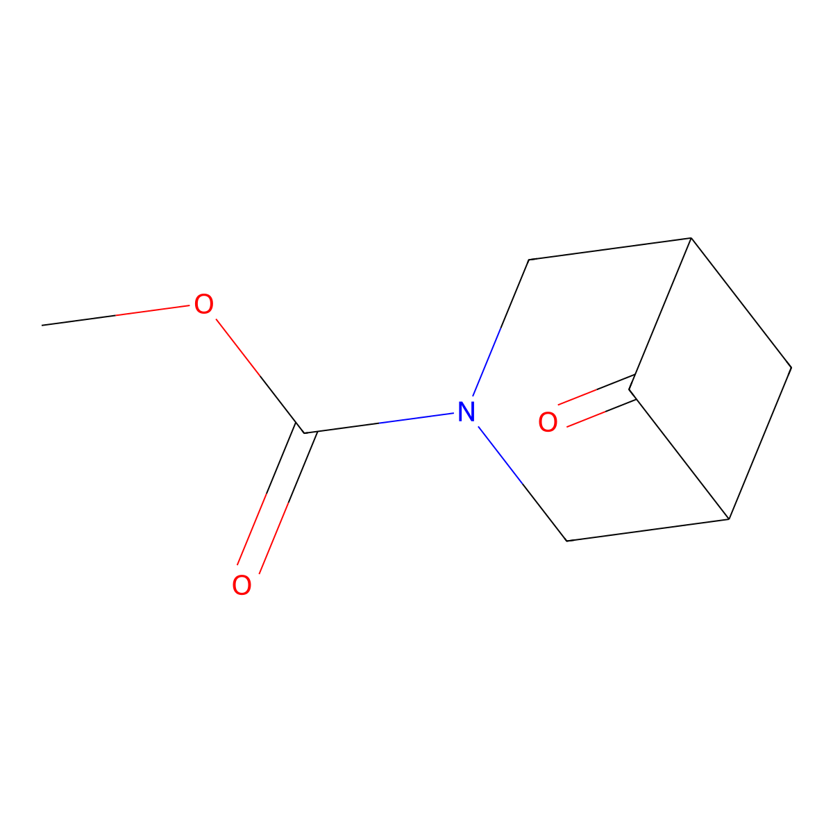 Methyl 6-oxo-3-azabicyclo[3.1.1]heptane-3-carboxylate molecular structure, CAS 1486519-88-3