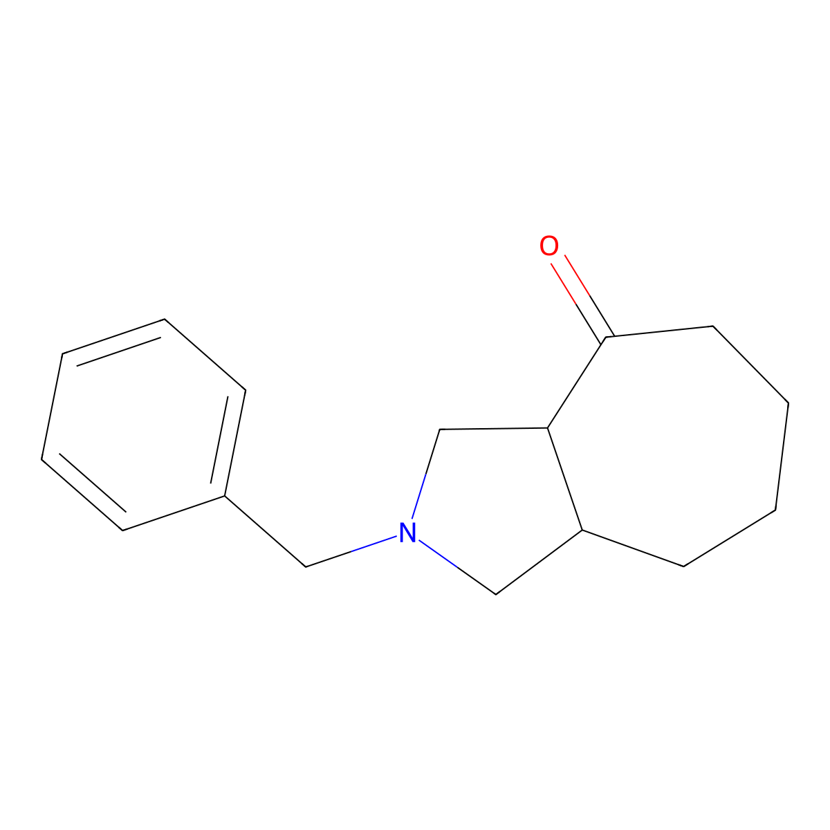 2-Benzyl-decahydrocyclohepta[c]pyrrol-4-one molecular structure, CAS 1486520-08-4
