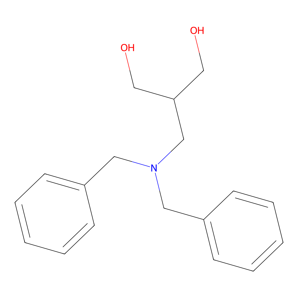 2-((Dibenzylamino)methyl)propane-1,3-diol molecular structure, CAS 1486572-33-1