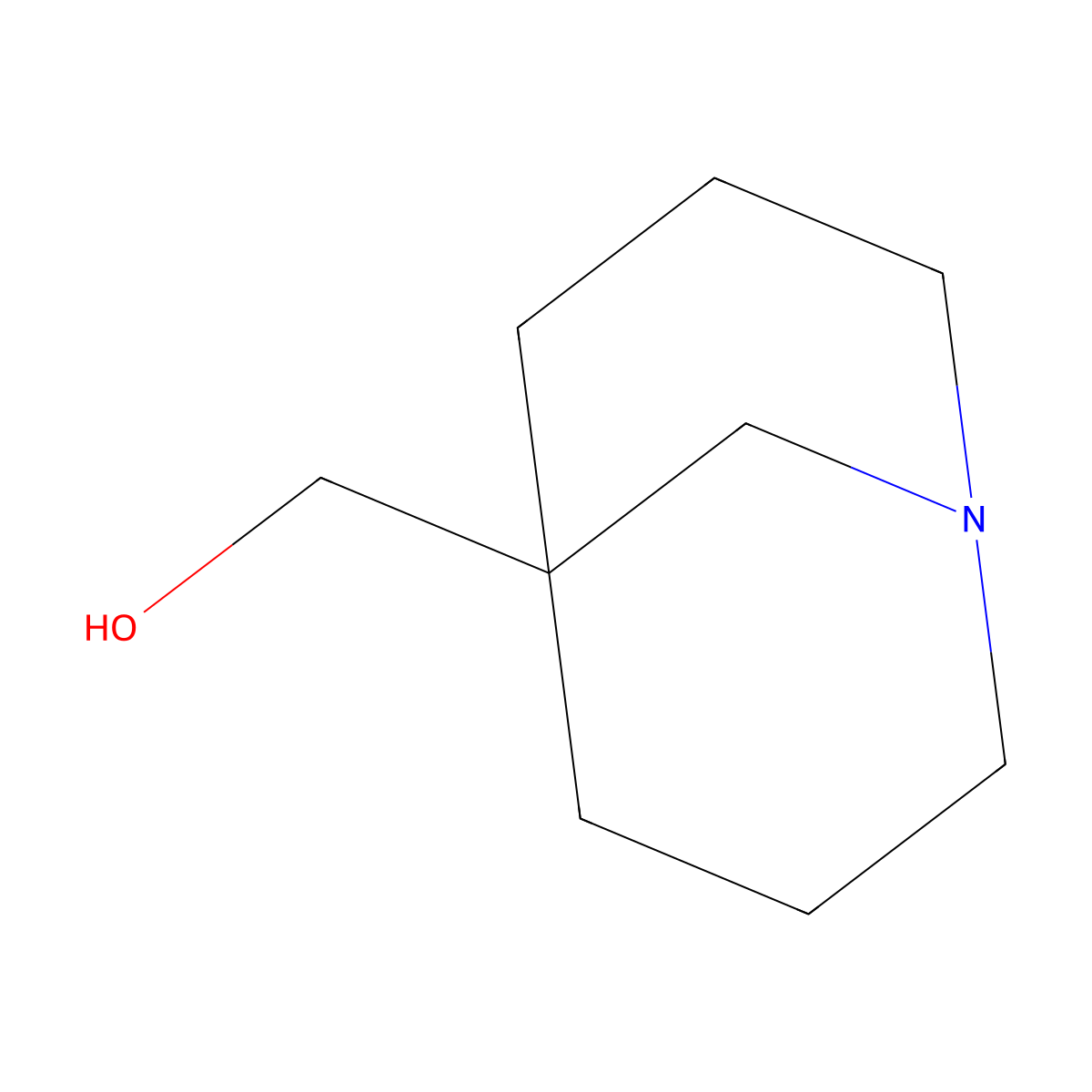 {1-Azabicyclo[3.3.1]nonan-5-yl}methanol molecular structure, CAS 148672-76-8