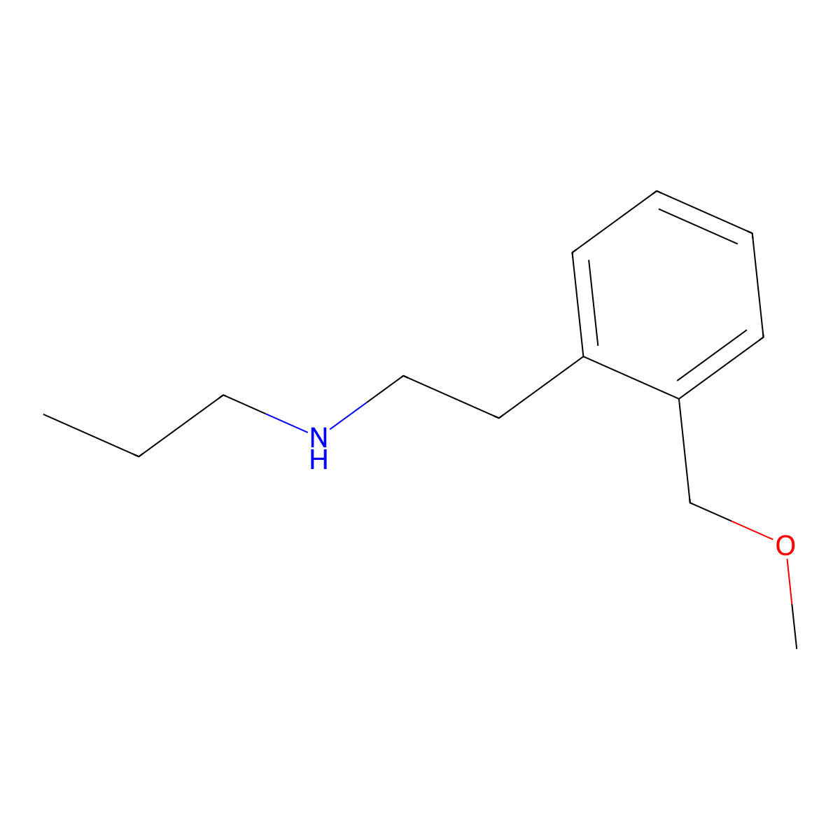 n-(2-(Methoxymethyl)phenethyl)propan-1-amine molecular structure, CAS 1486744-69-7