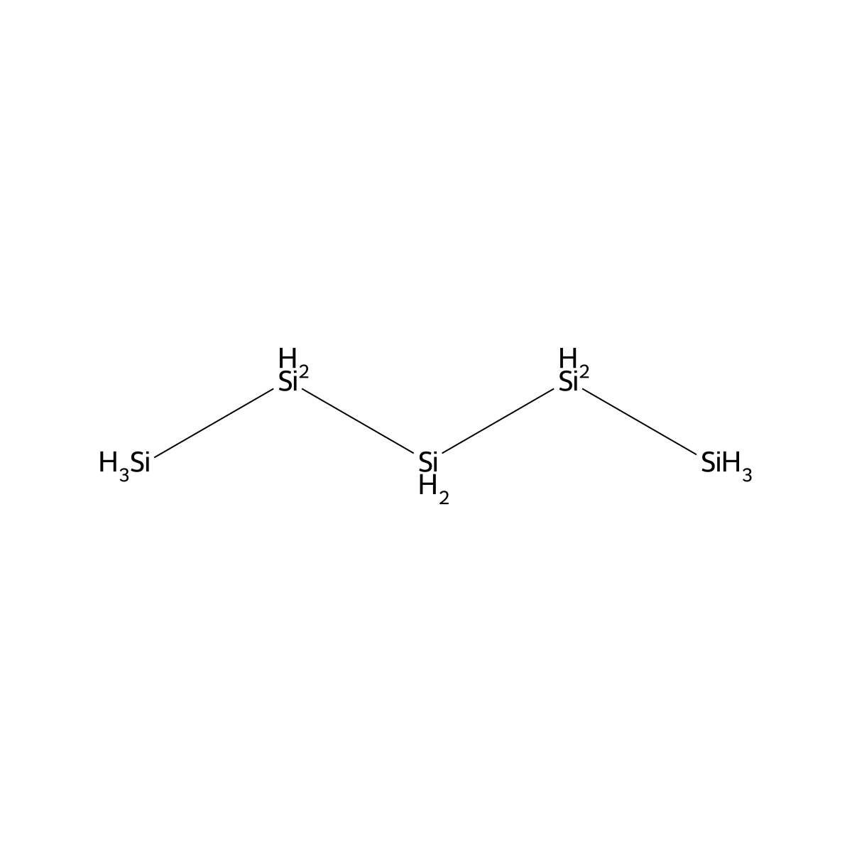 Pentasilane molecular structure, CAS 14868-53-2
