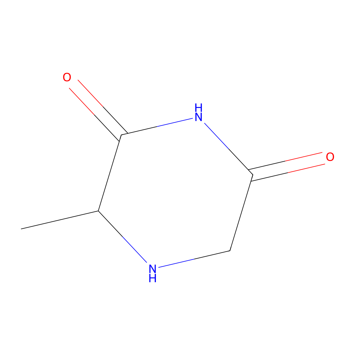 3-Methylpiperazine-2,6-dione molecular structure, CAS 1486801-78-8