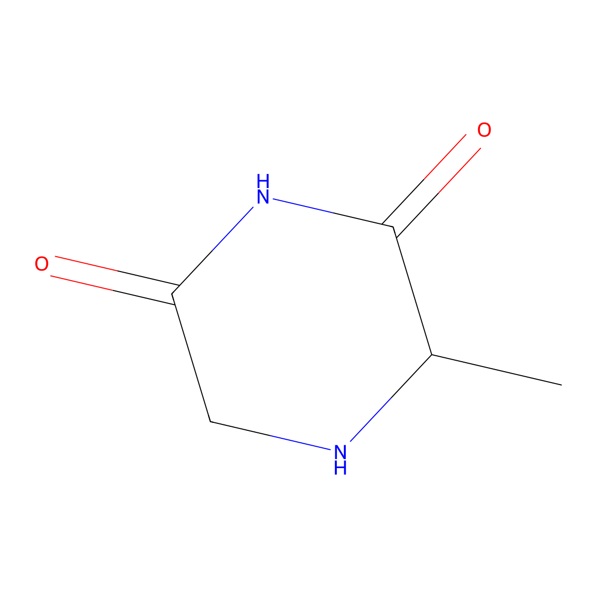 3-Methylpiperazine-2,6-dione molecular structure, CAS 1486801-78-8