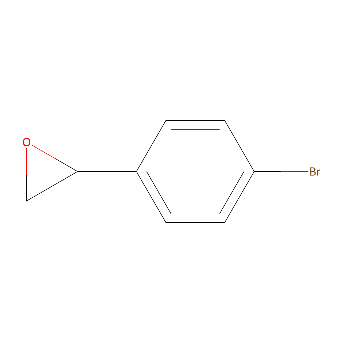 (R)-4-Bromostyrene oxide molecular structure, CAS 148684-05-3