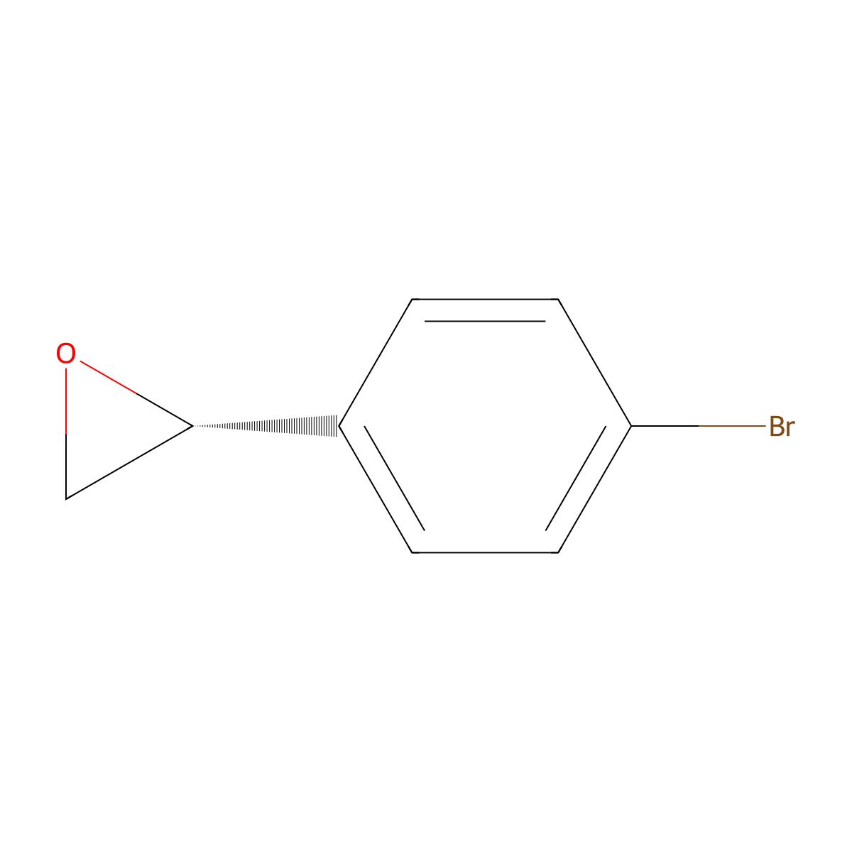 (R)-4-Bromostyrene oxide molecular structure, CAS 148684-05-3