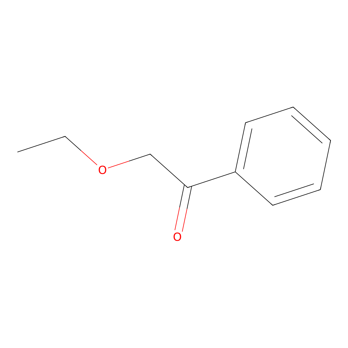 2-Ethoxy-1-phenylethan-1-one molecular structure, CAS 14869-39-7