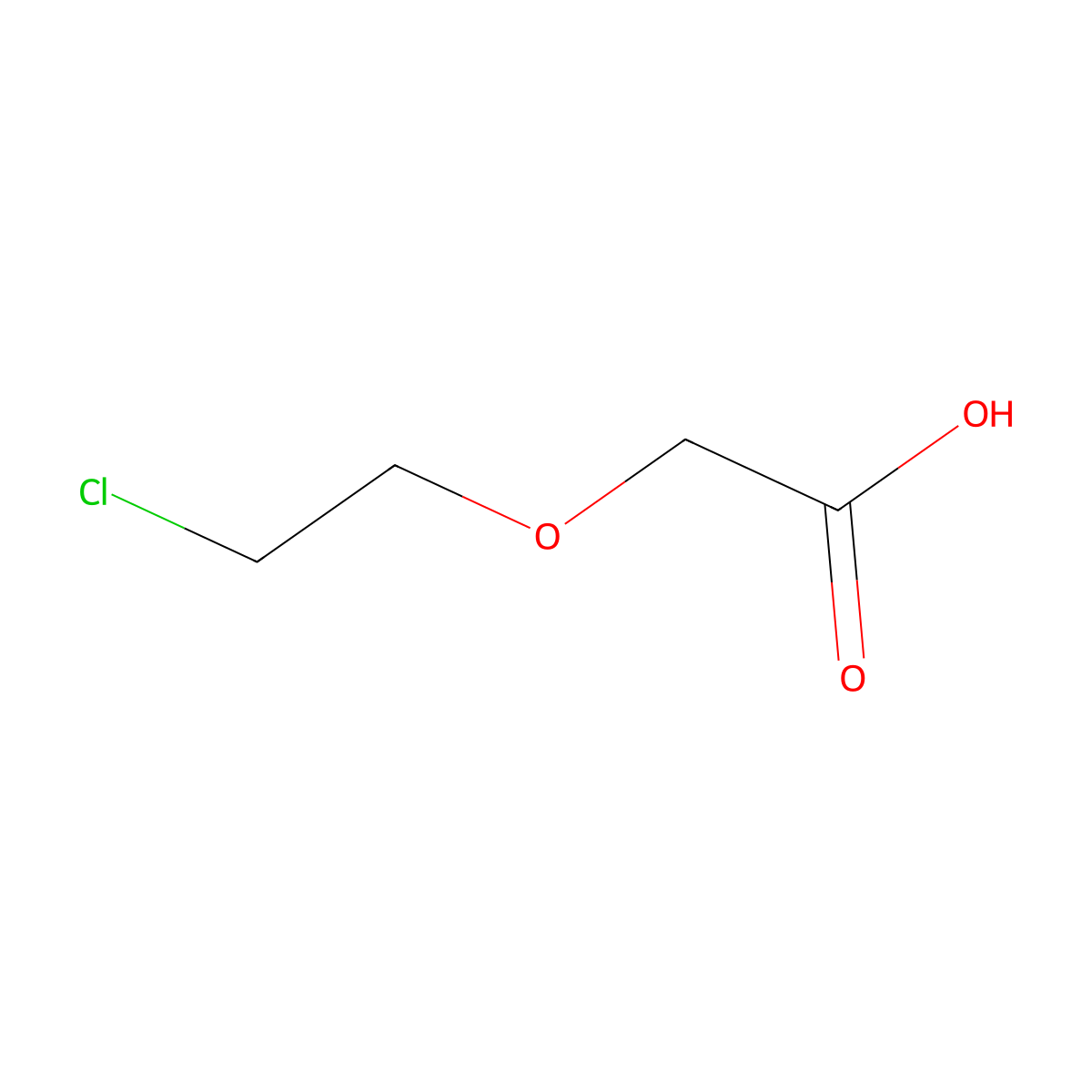 2-(2-Chloroethoxy)acetic acid molecular structure, CAS 14869-41-1