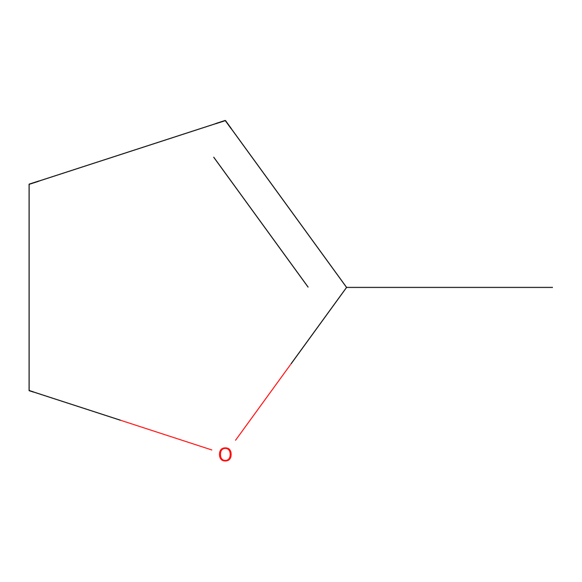 2,3-Dihydro-5-methylfuran molecular structure, CAS 1487-15-6
