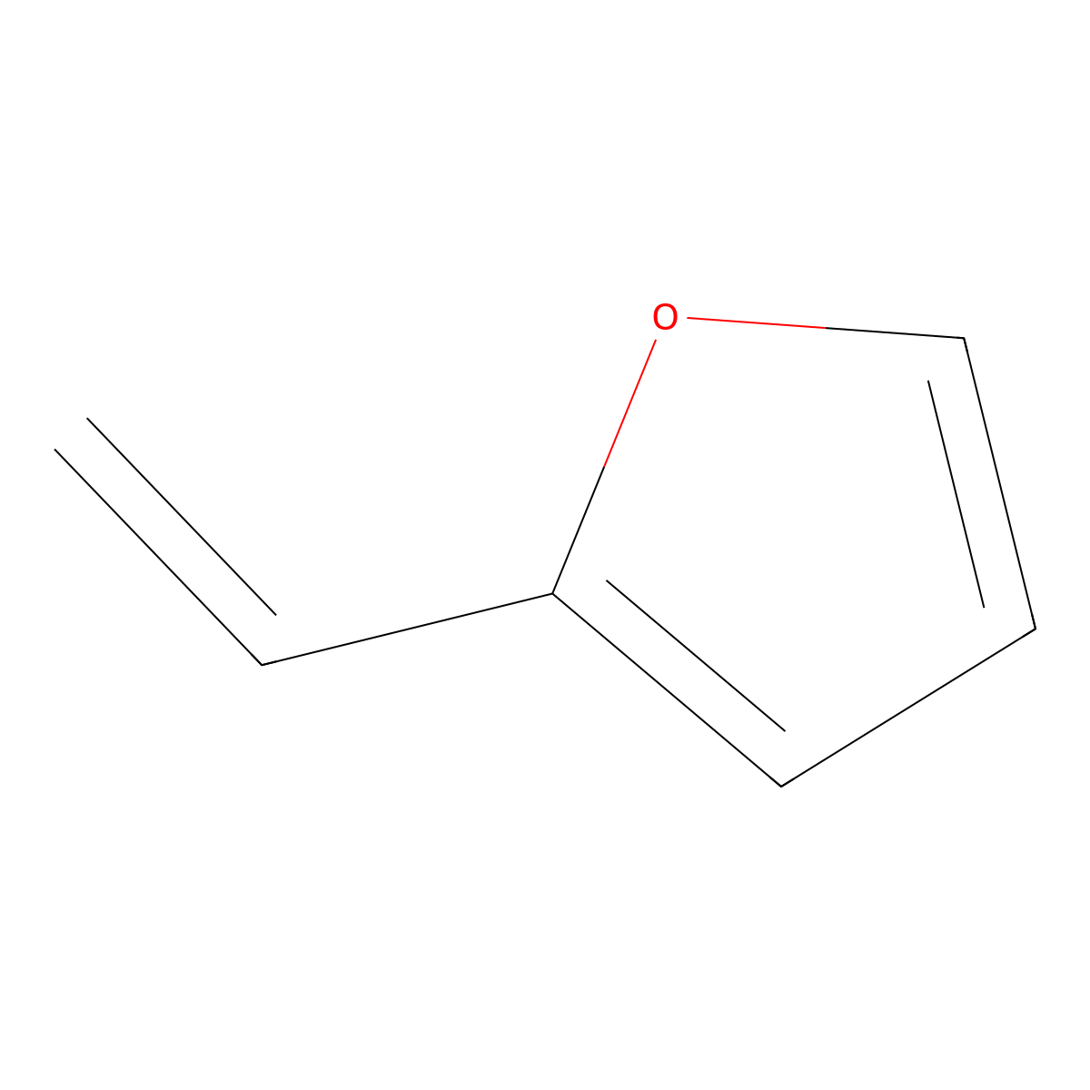 2-Ethenylfuran molecular structure, CAS 1487-18-9