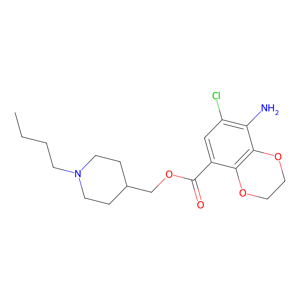 SB 204070 hydrochloride molecular structure, CAS 148702-58-3
