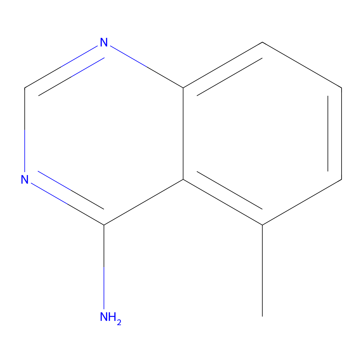 5-Methylquinazolin-4-amine molecular structure, CAS 1487039-63-3