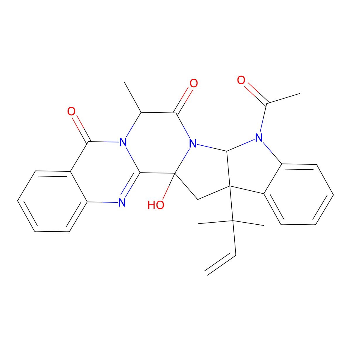 5-N-acetyl-15bbeta-hydroxyardeemin molecular structure, CAS 148717-81-1