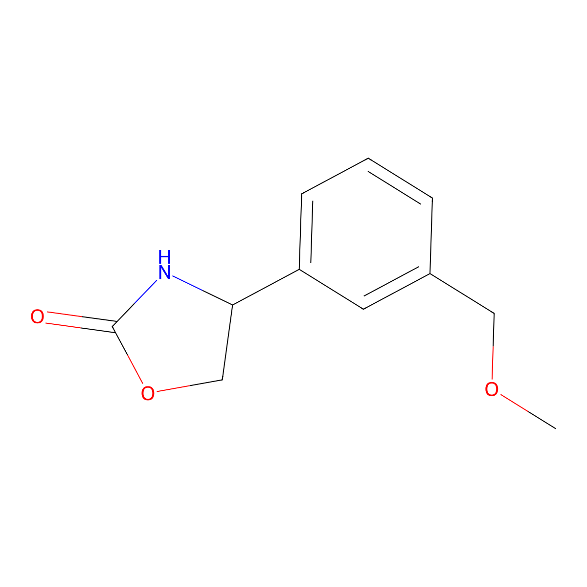 4-(3-(Methoxymethyl)phenyl)oxazolidin-2-one molecular structure, CAS 1487170-18-2