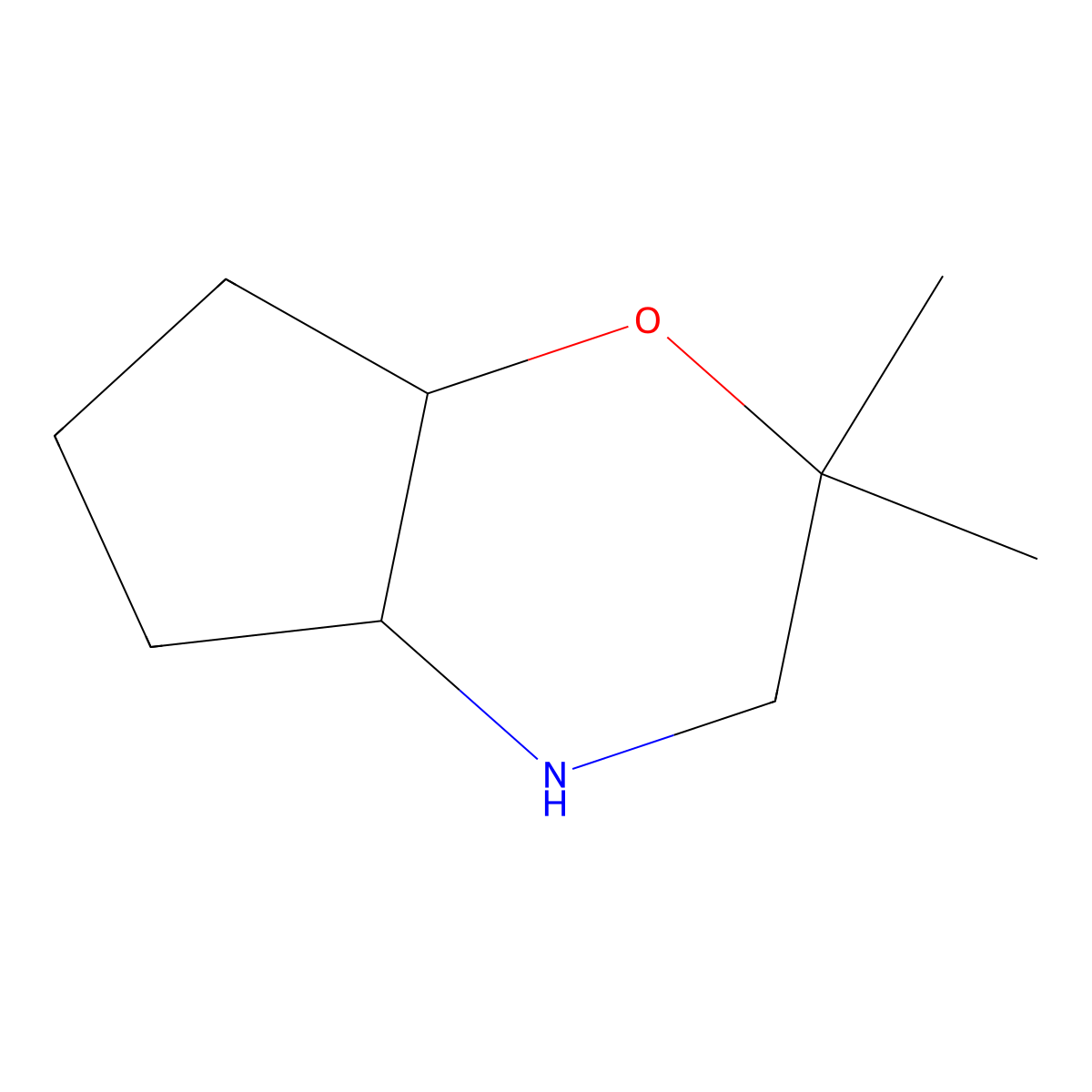 2,2-Dimethyl-octahydrocyclopenta[b]morpholine molecular structure, CAS 1487181-03-2