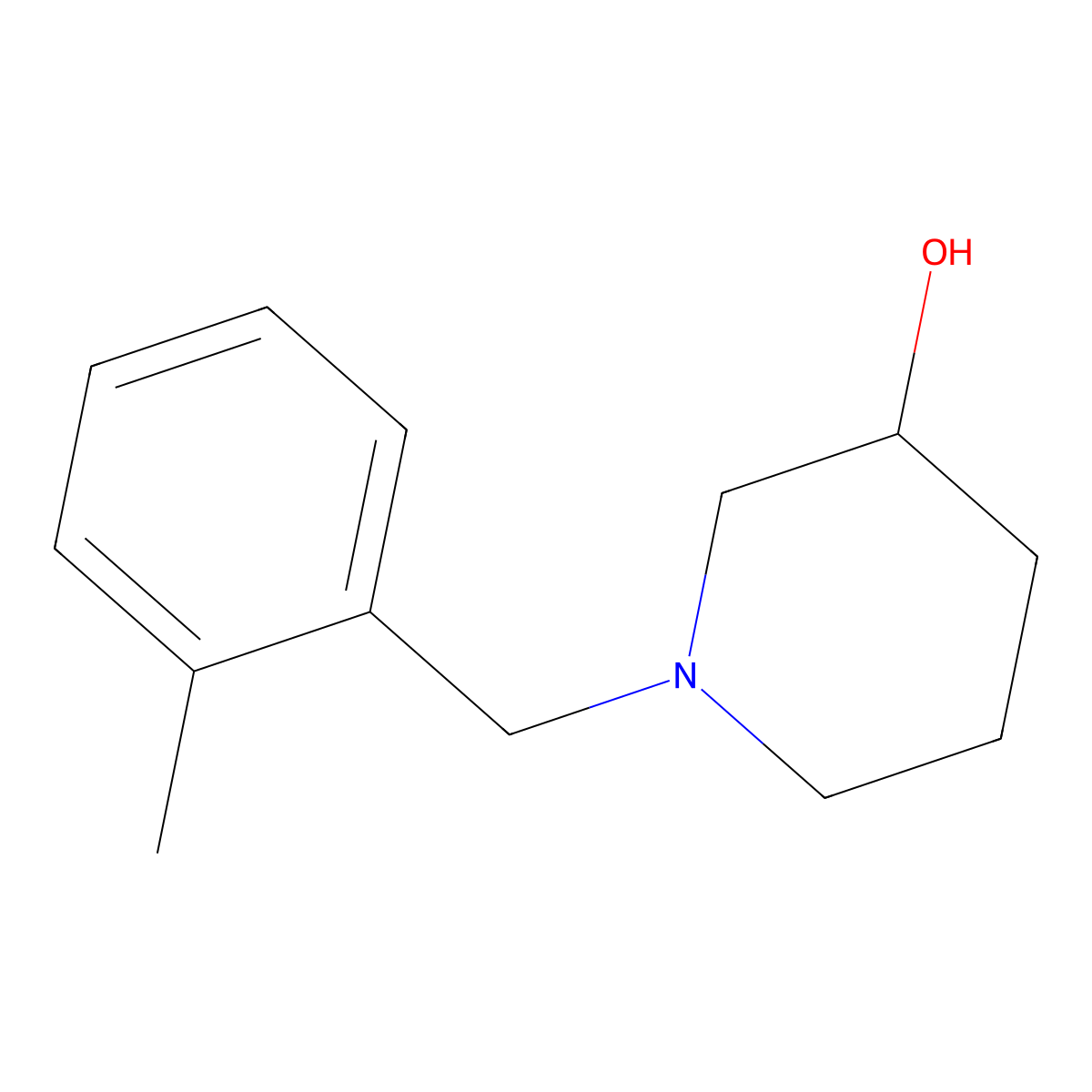 1-(2-Methylbenzyl)piperidin-3-ol molecular structure, CAS 148729-37-7
