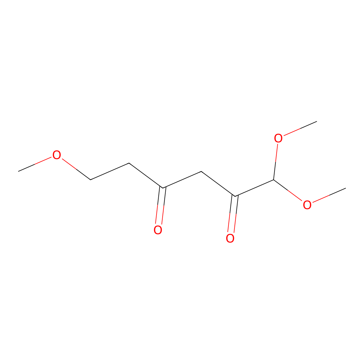 1,1,6-Trimethoxyhexane-2,4-dione molecular structure, CAS 1487324-16-2