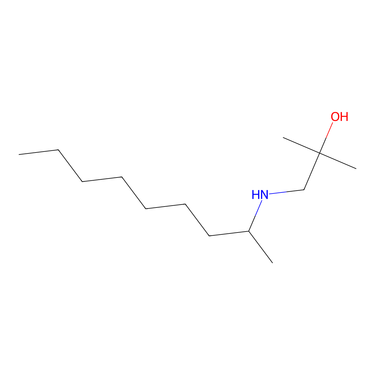 2-Methyl-1-[(nonan-2-yl)amino]propan-2-ol molecular structure, CAS 1487324-89-9