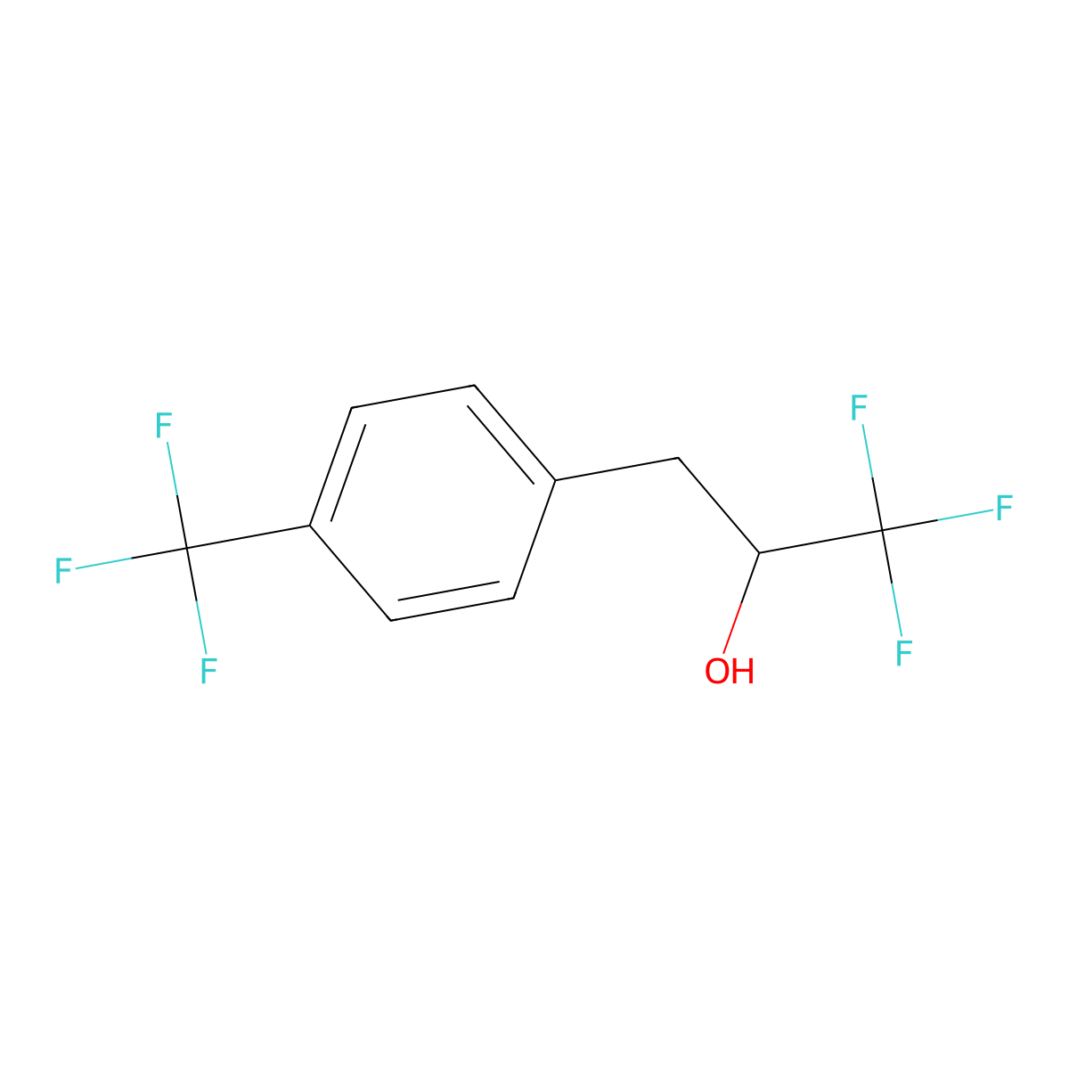 1,1,1-Trifluoro-3-(4-(trifluoromethyl)phenyl)propan-2-ol molecular structure, CAS 1487343-44-1