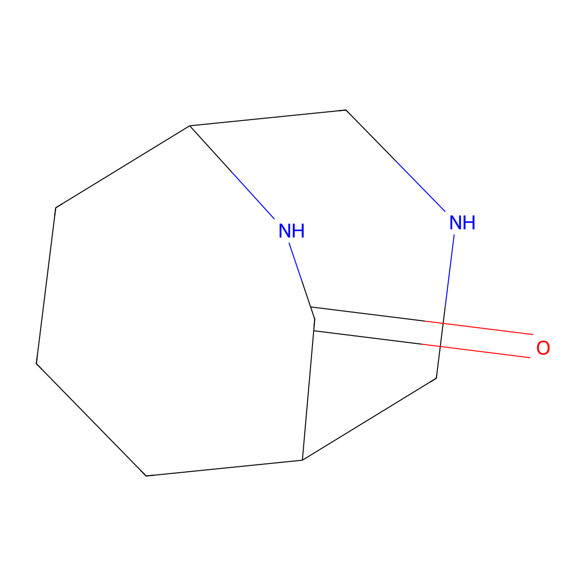 3,9-Diazabicyclo[3.3.2]decan-10-one molecular structure, CAS 1487352-53-3