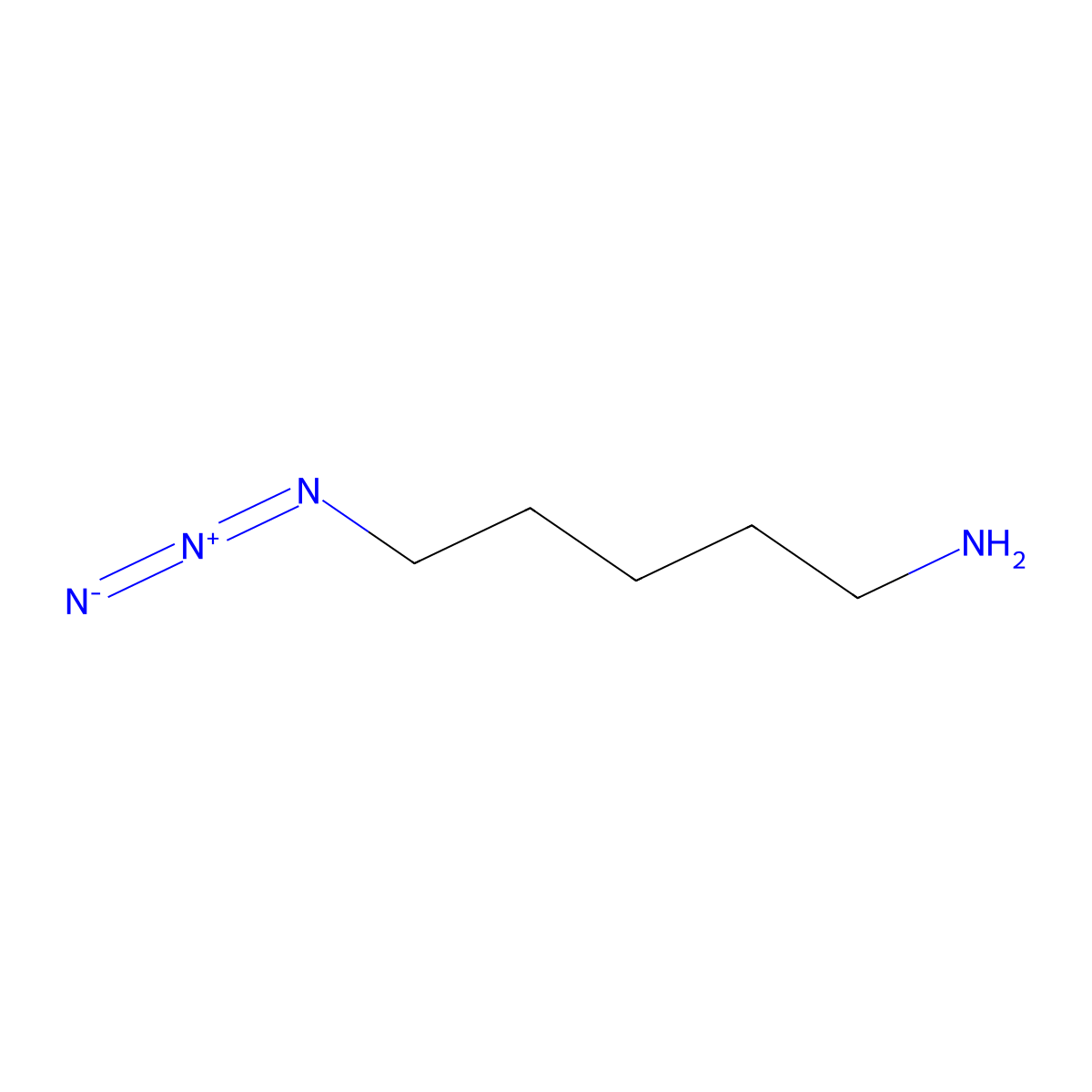 5-Azidopentan-1-amine molecular structure, CAS 148759-41-5