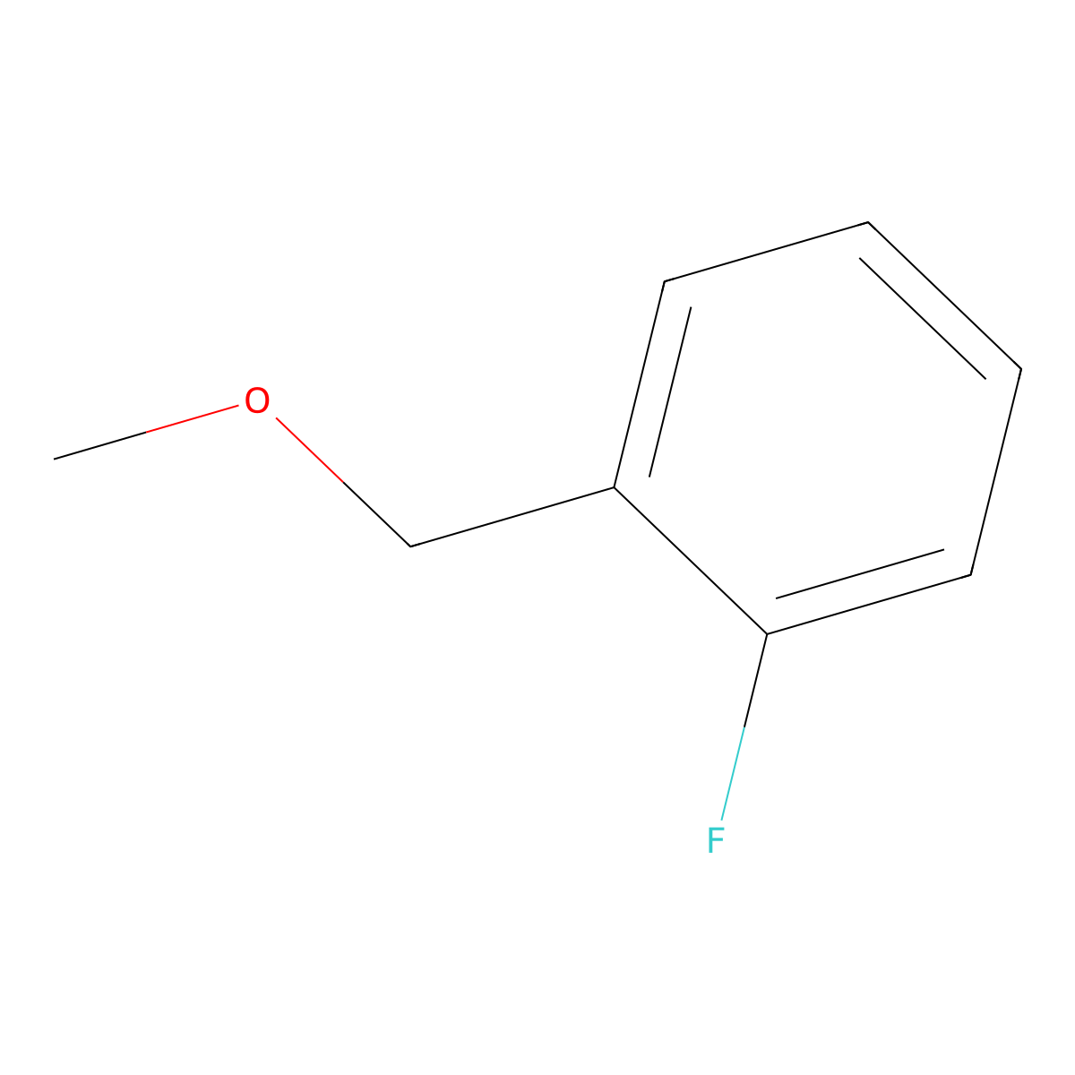 1-Fluoro-2-(methoxymethyl)benzene molecular structure, CAS 148760-23-0