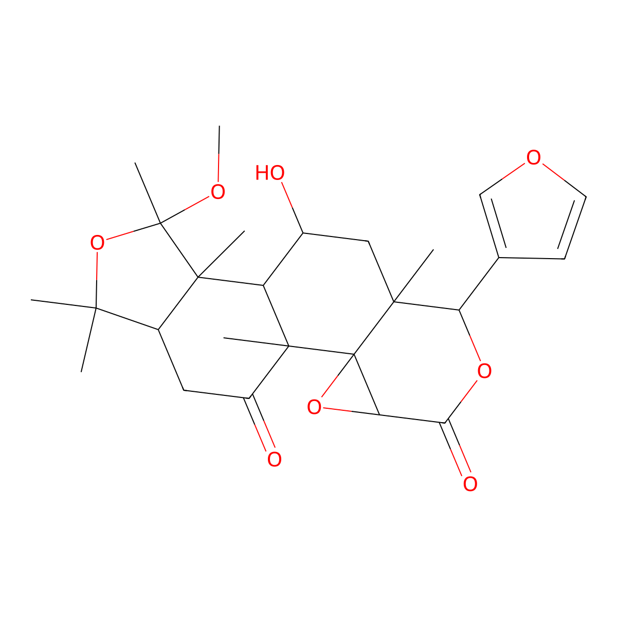 1-O-Methylclausenolide molecular structure, CAS 148763-15-9