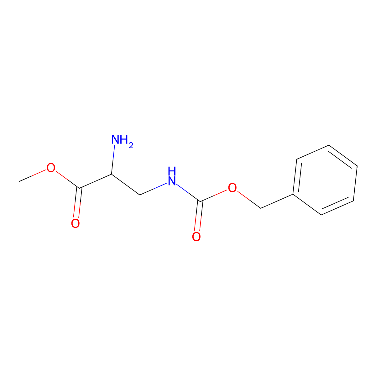 (R)-2-Amino-3-Cbz-amino-propionic acid methyl ester molecular structure, CAS 148763-64-8
