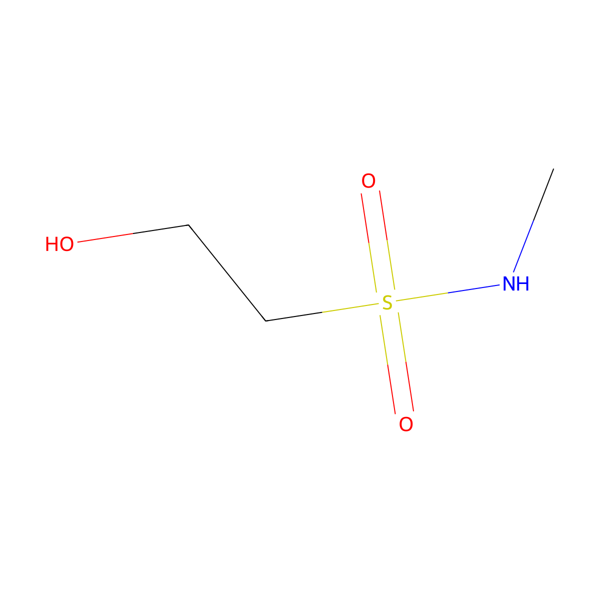 2-hydroxy-N-methylethane-1-sulfonamide molecular structure, CAS 1487700-76-4
