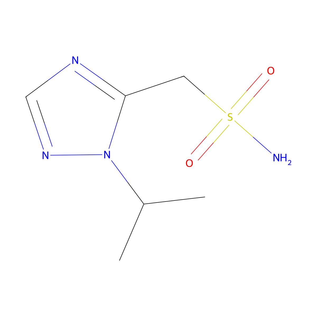 [1-(propan-2-yl)-1H-1,2,4-triazol-5-yl]methanesulfonamide molecular structure, CAS 1487920-81-9