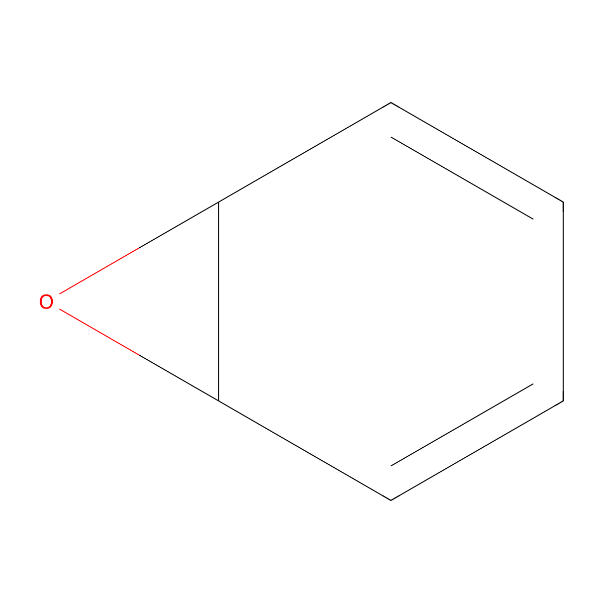 Benzene oxide molecular structure, CAS 1488-25-1