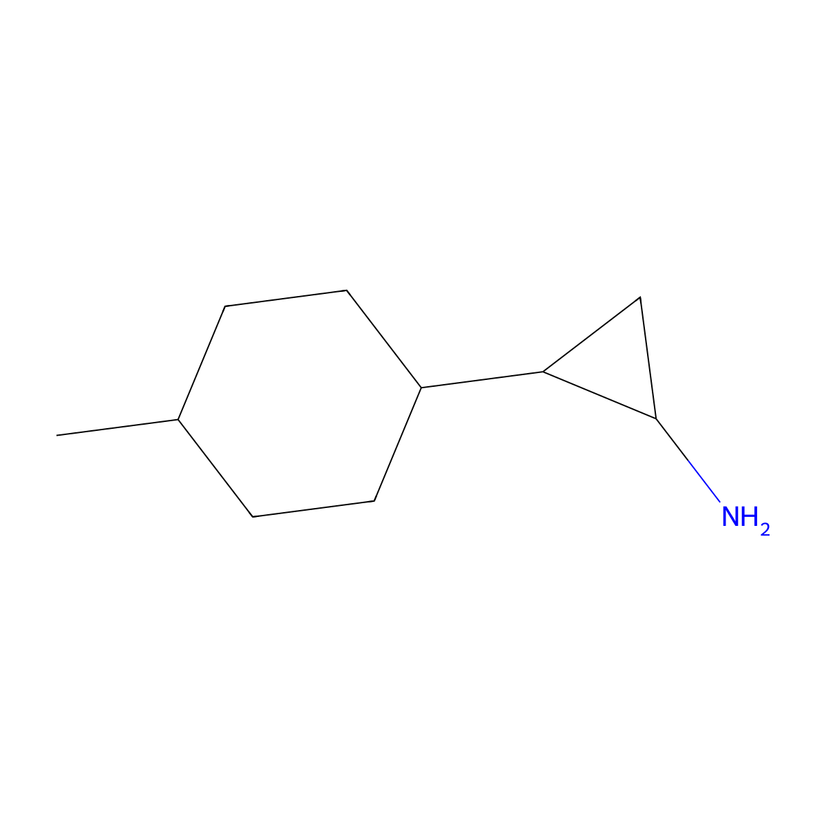 2-(4-Methylcyclohexyl)cyclopropan-1-amine molecular structure, CAS 1488114-89-1