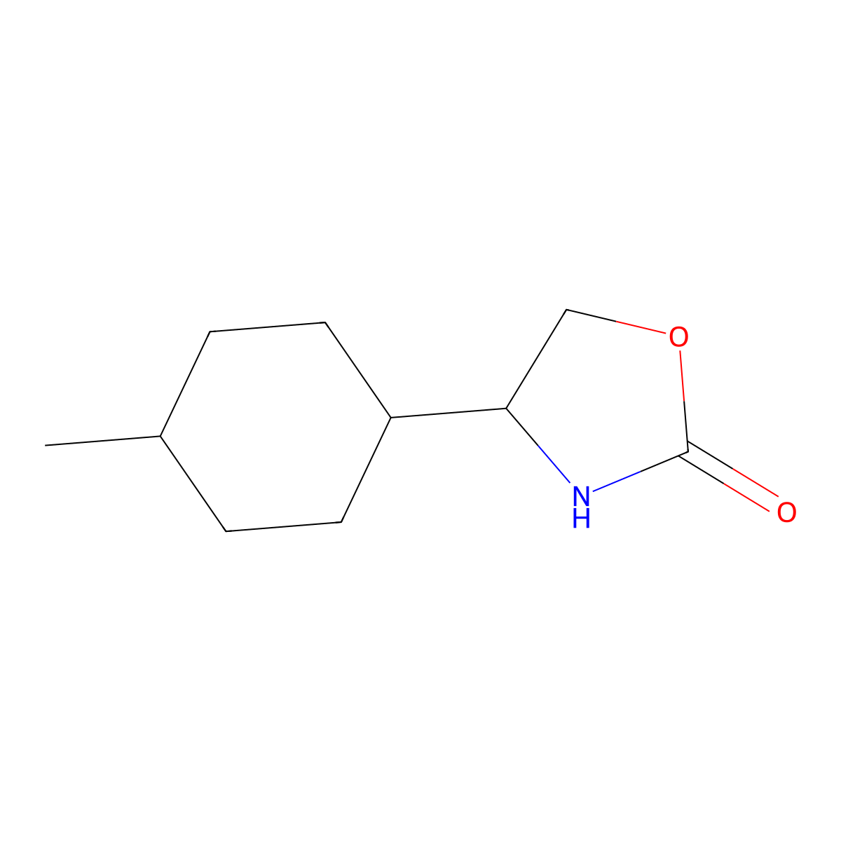 4-(4-Methylcyclohexyl)oxazolidin-2-one molecular structure, CAS 1488155-56-1