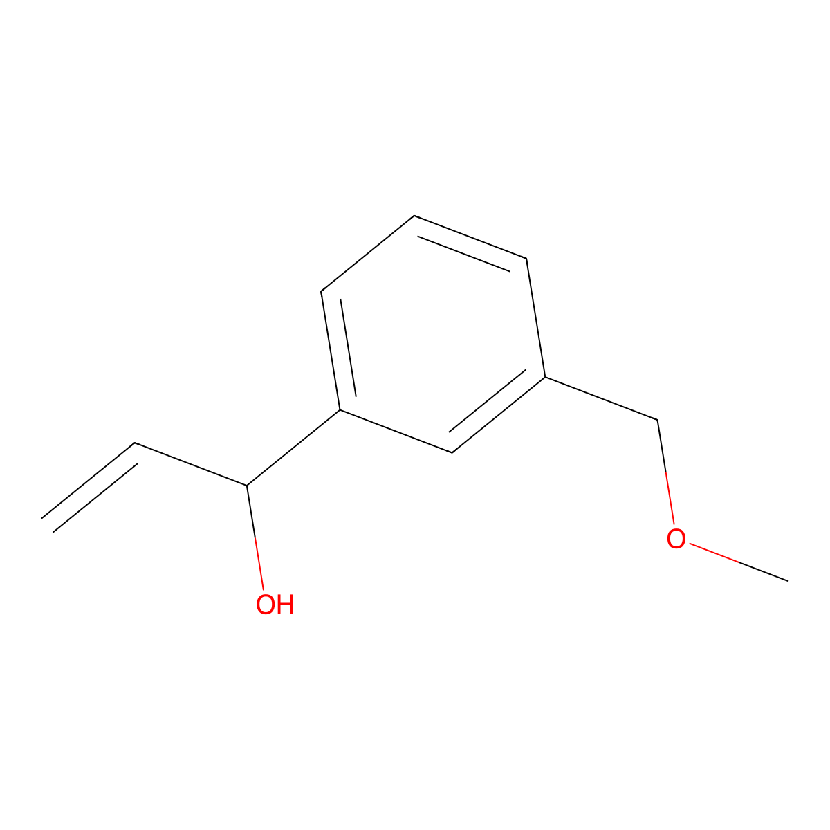 1-[3-(Methoxymethyl)phenyl]prop-2-en-1-ol molecular structure, CAS 1488175-05-8