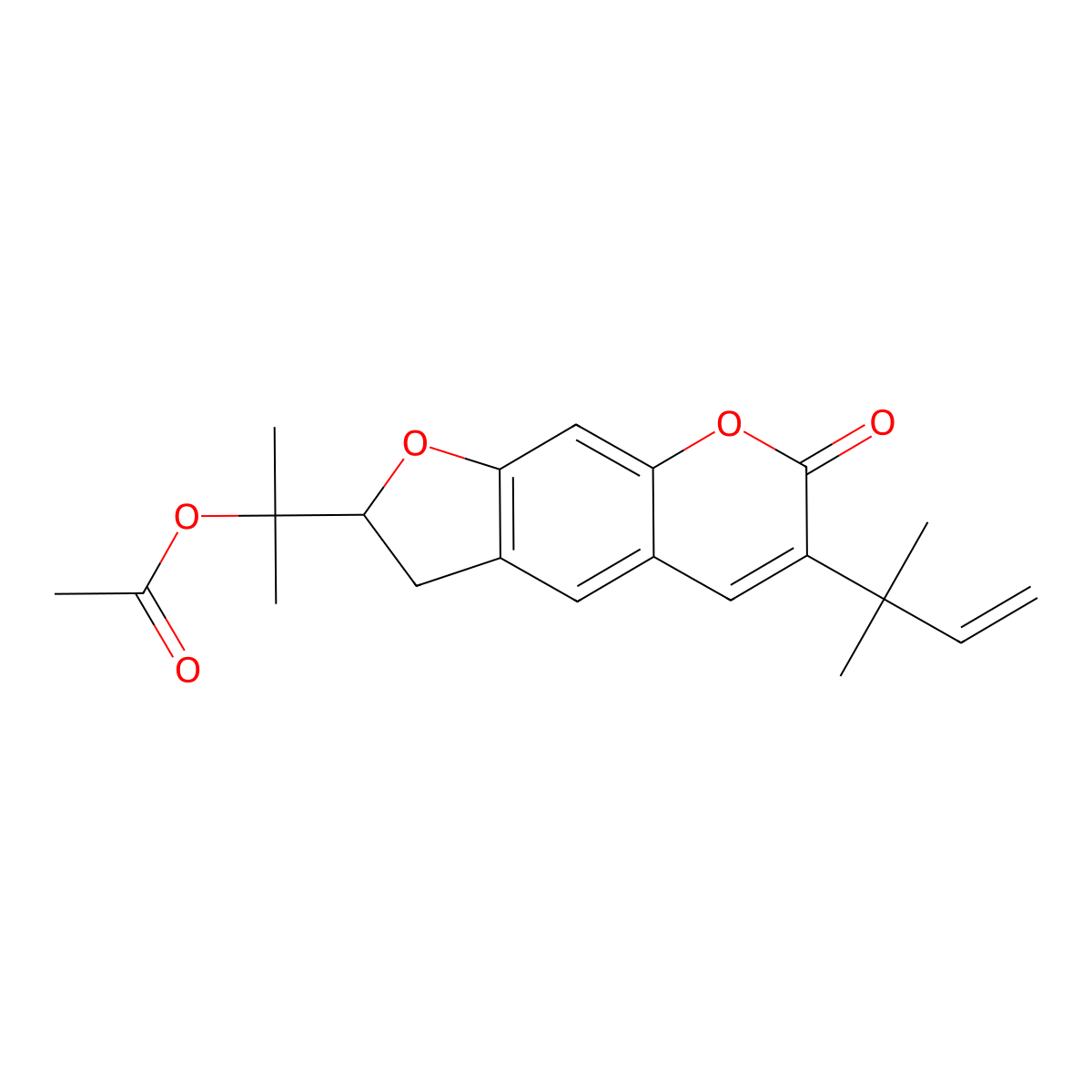 Rutamarin molecular structure, CAS 14882-94-1