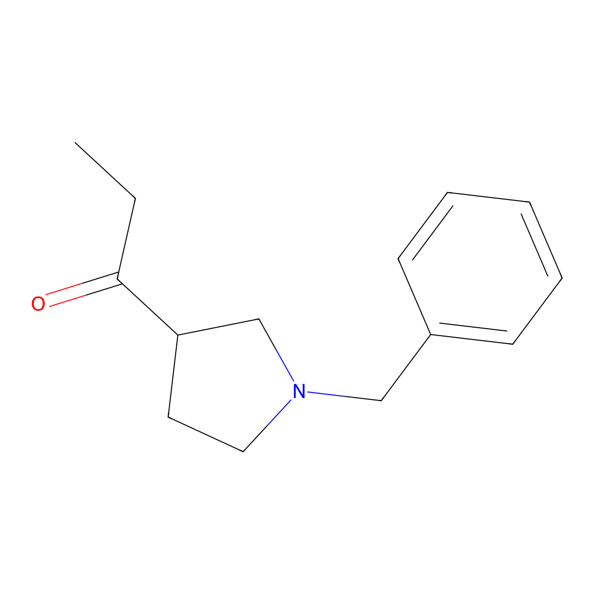 1-(1-Benzylpyrrolidin-3-yl)propan-1-one molecular structure, CAS 1488274-08-3