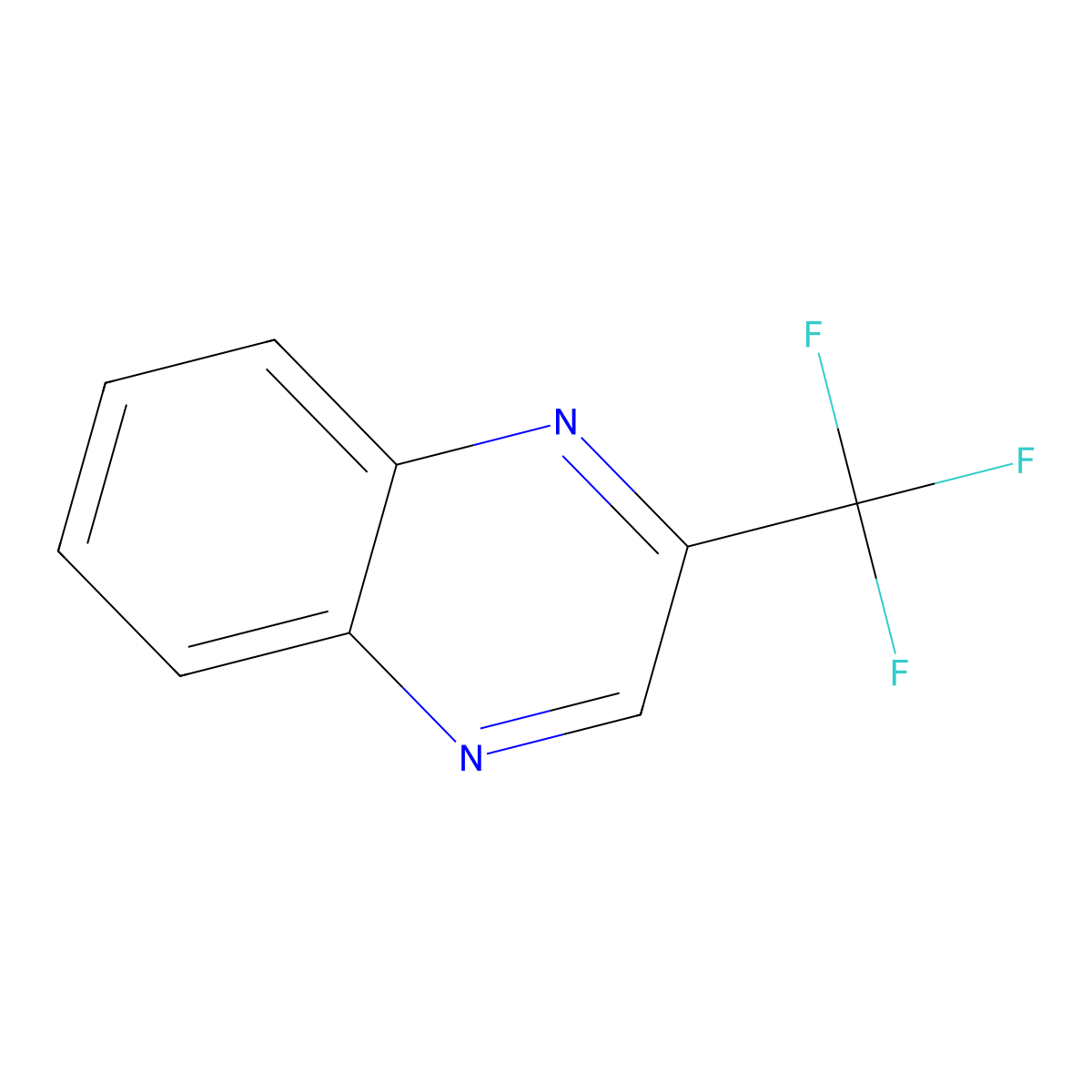 2-(Trifluoromethyl)quinoxaline molecular structure, CAS 148853-42-3
