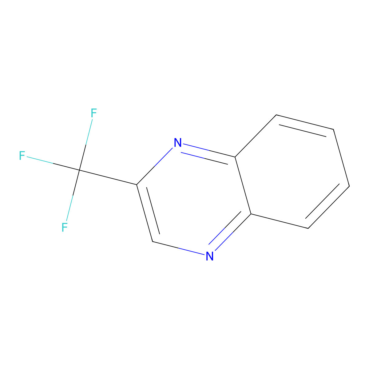 2-(Trifluoromethyl)quinoxaline molecular structure, CAS 148853-42-3
