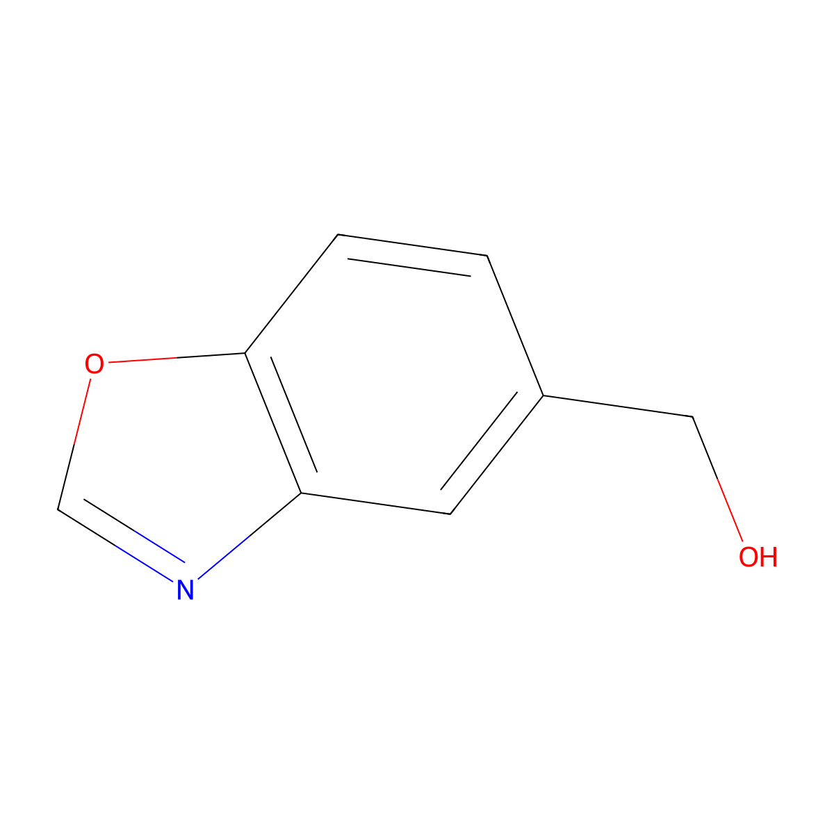 Benzo[d]oxazol-5-ylmethanol molecular structure, CAS 1488698-24-3