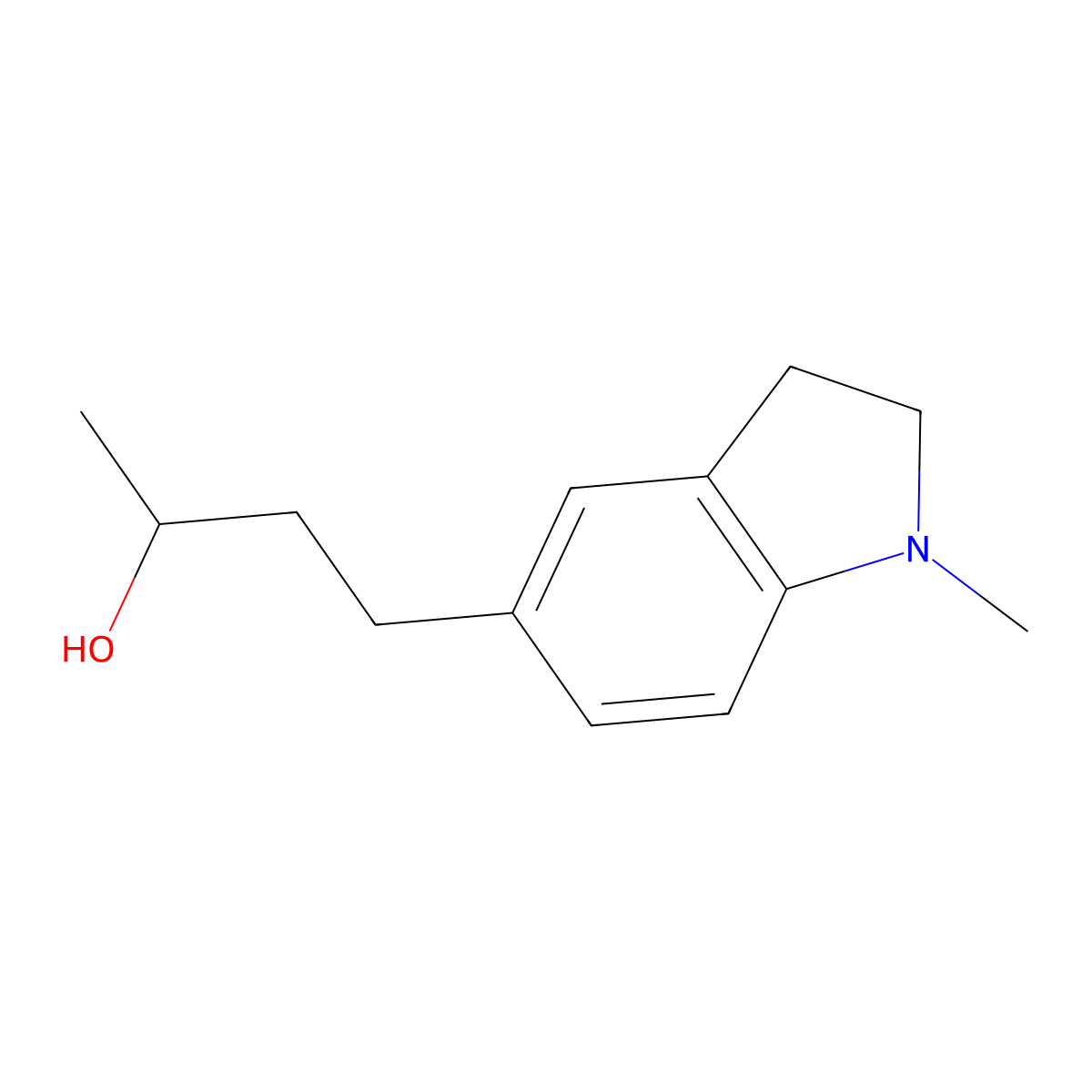 4-(1-Methylindolin-5-yl)butan-2-ol molecular structure, CAS 1488779-30-1