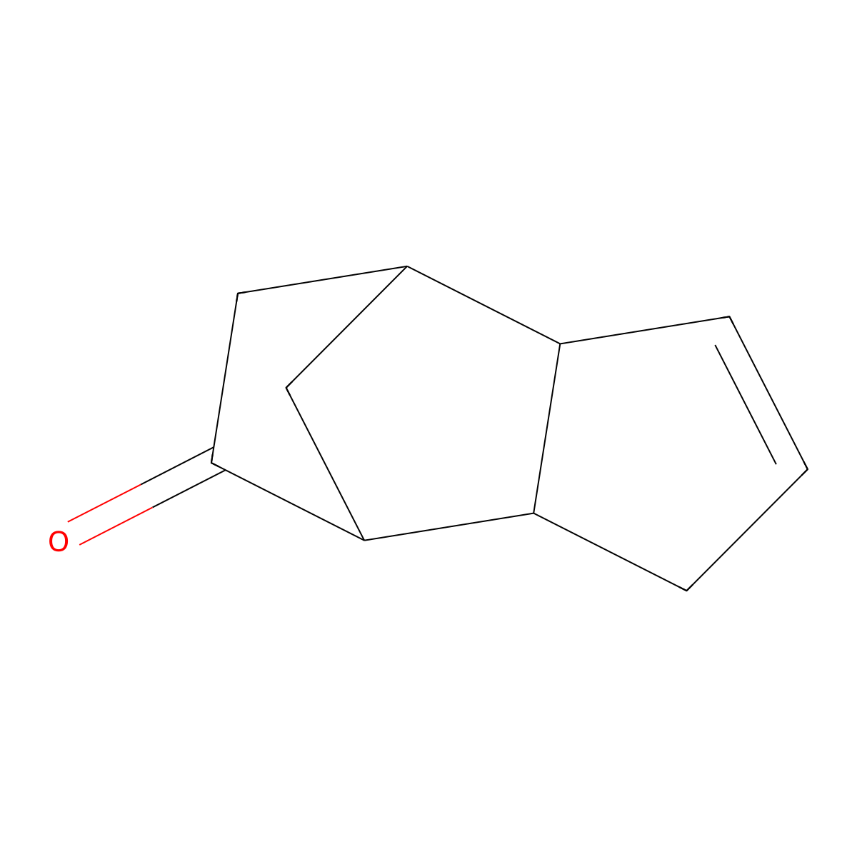 3,3a,4,6,7,7a-hexahydro-4,7-methano-5H-inden-5-one molecular structure, CAS 14888-58-5