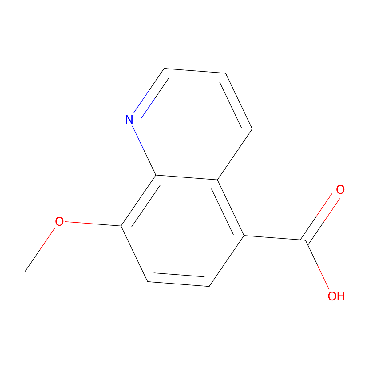 8-methoxyquinoline-5-carboxylic Acid molecular structure, CAS 148887-46-1