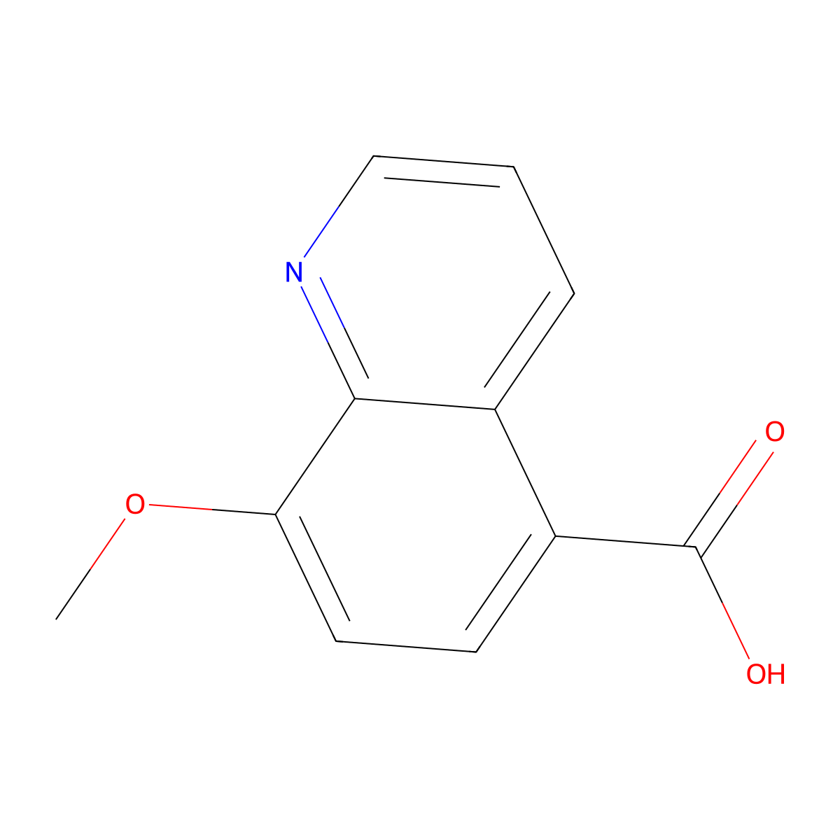 8-methoxyquinoline-5-carboxylic Acid molecular structure, CAS 148887-46-1